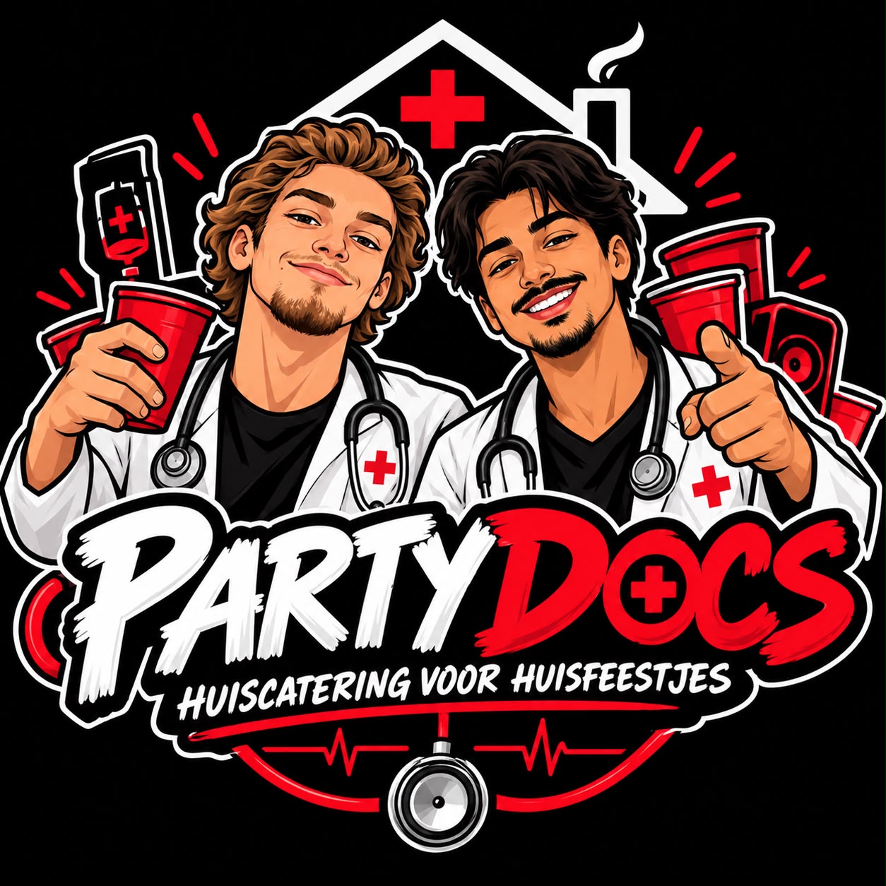 PartyDocs — huiscatering voor huisfeestjes, met twee studenten als party doctors